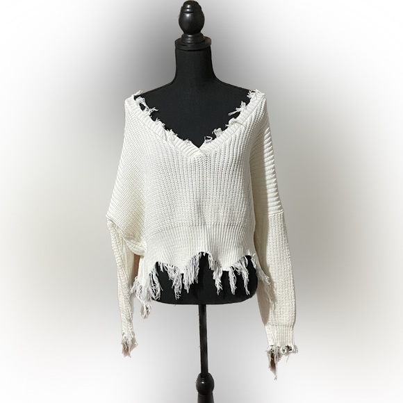 SHEIN Sweaters - SHEIN Off the Shoulder Sweater